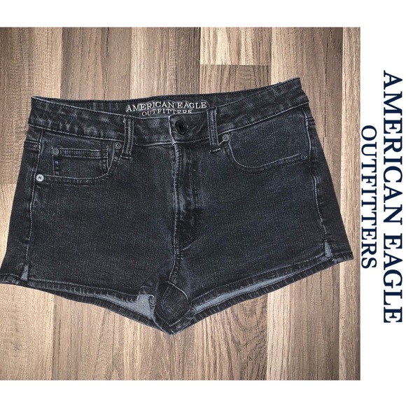 American Eagle Outfitters Pants - American Eagle Black Denim Jean Shorts